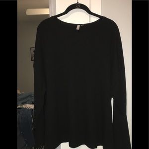ASOS Black Ribbed Sweater